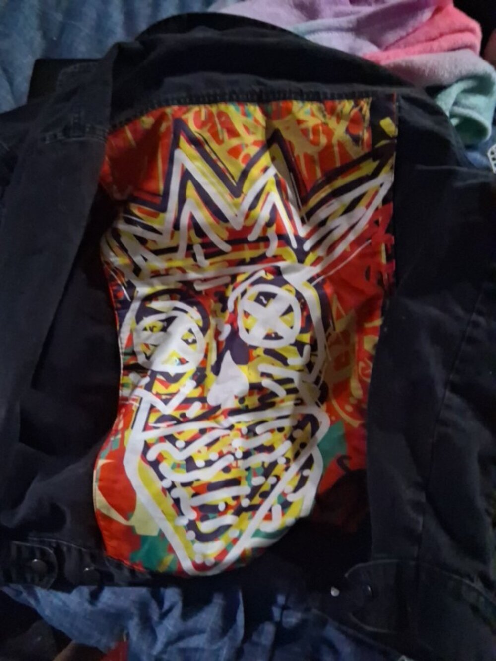 Chemistry black jean jacket